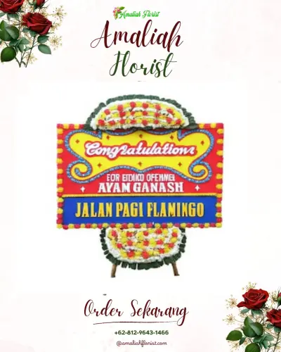 Bunga Papan Congratulation di Tubo